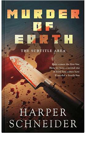 Pre Made Book Cover Cocoa Brown