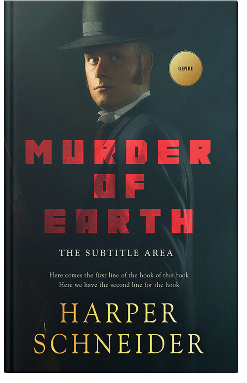 Front view of Premade Mystery & Thriller & Suspense Book Cover - Aztec