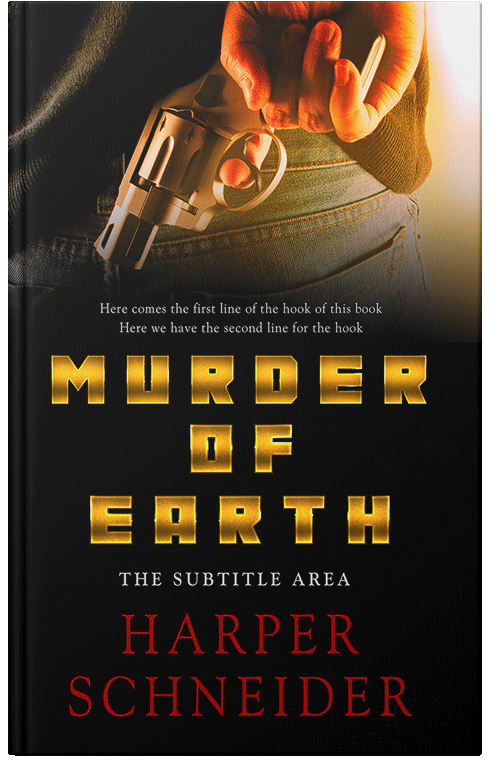 Front view of Premade Mystery & Thriller & Suspense Book Cover - Asphalt