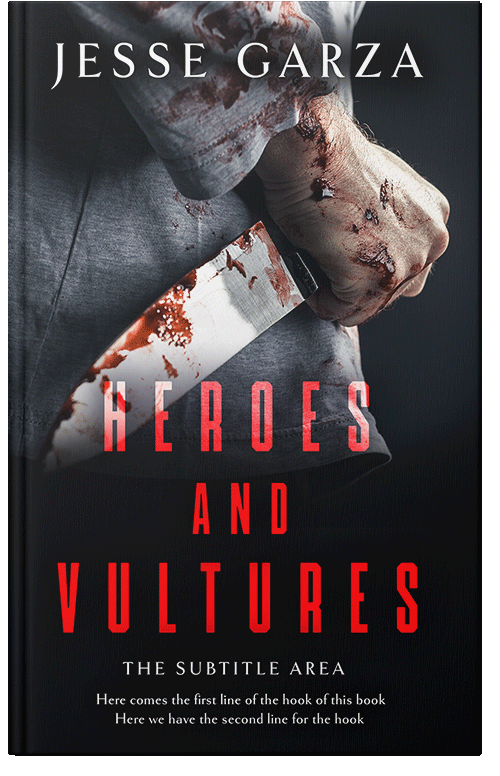 Front view of Premade Mystery & Thriller & Suspense Book Cover - My Pink