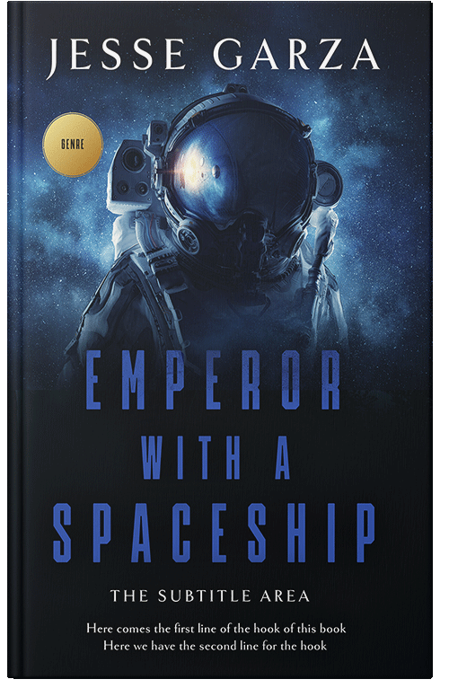 Front view of Premade Science Fiction Book Cover - Ebony