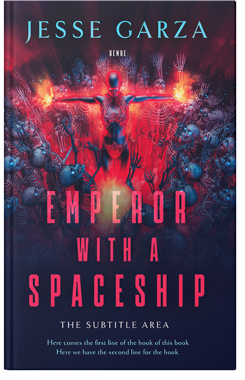 Front view of Premade Science Fiction Book Cover - Revolver