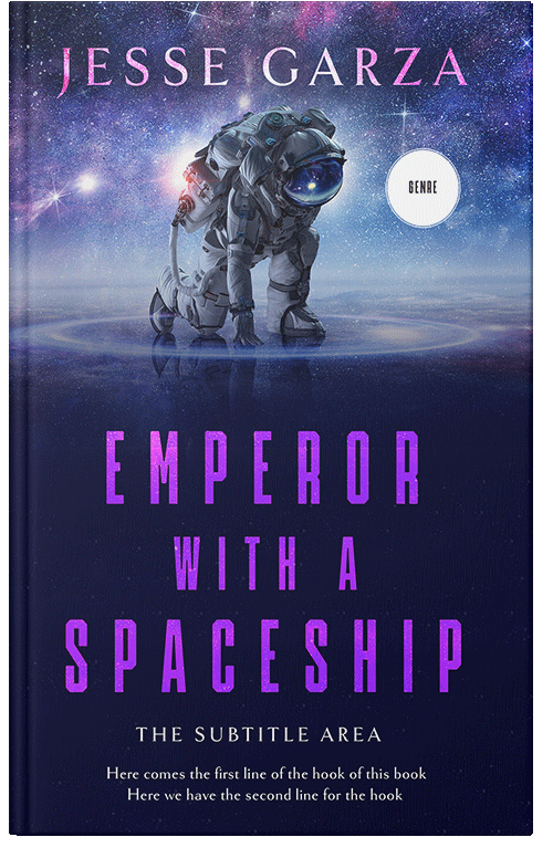 Front view of Premade Science Fiction Book Cover - Bunting