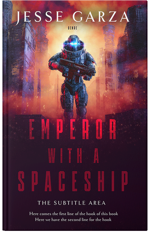 Front view of Premade Apocalyptica Book Cover - Japonica