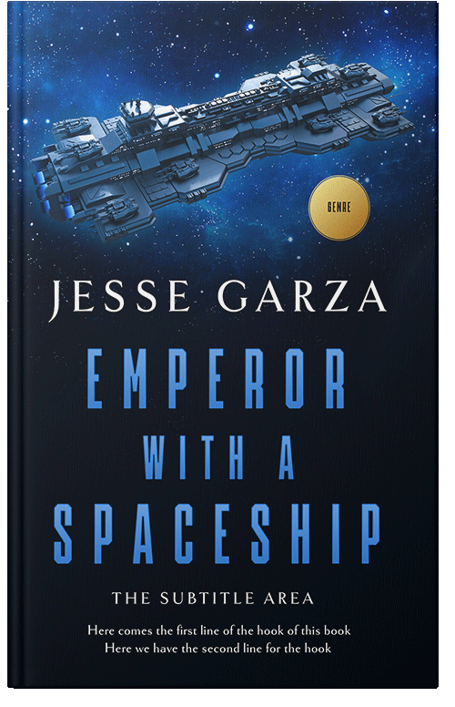 Front view of Premade Science Fiction Book Cover - Black Pearl