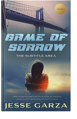 Pre Made Book Cover Blue Bayoux