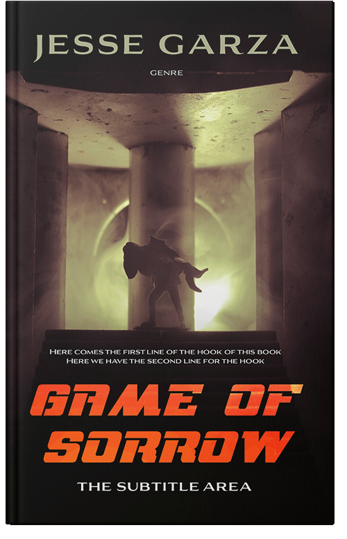 Front view of Premade Fantasy Book Cover - Whiskey