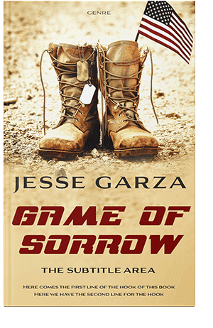 Pre Made Book Cover Wheat