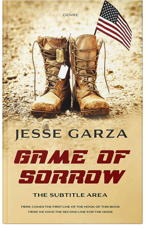 Front view of Premade Historical Book Cover - Wheat