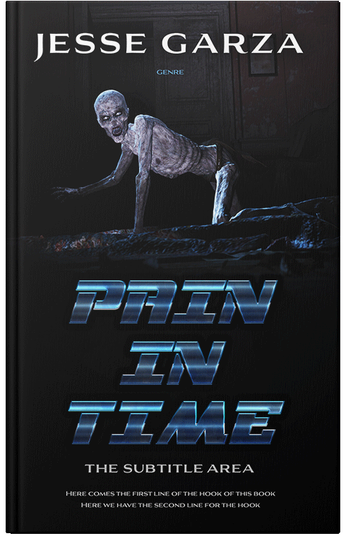 Front view of Premade Horror Book Cover - Woodsmoke