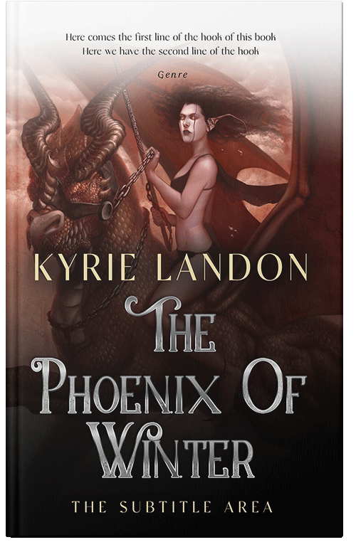 Front view of Premade Fantasy Book Cover - Clam Shell