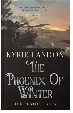 Premade Book Cover Heathered Gray