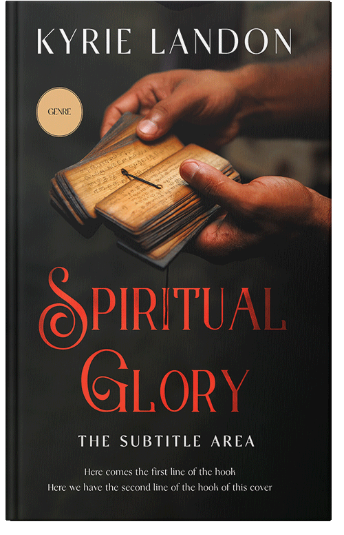 Front view of Premade Religion & Spirituality Book Cover - Rangoon Green