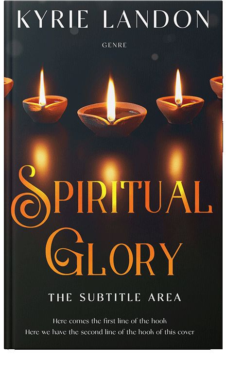 Front view of Cod Gray #12554 - Premade Religion & Spirituality Book Cover