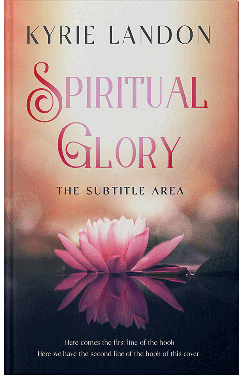 Front view of Premade Religion & Spirituality Book Cover - Mirage