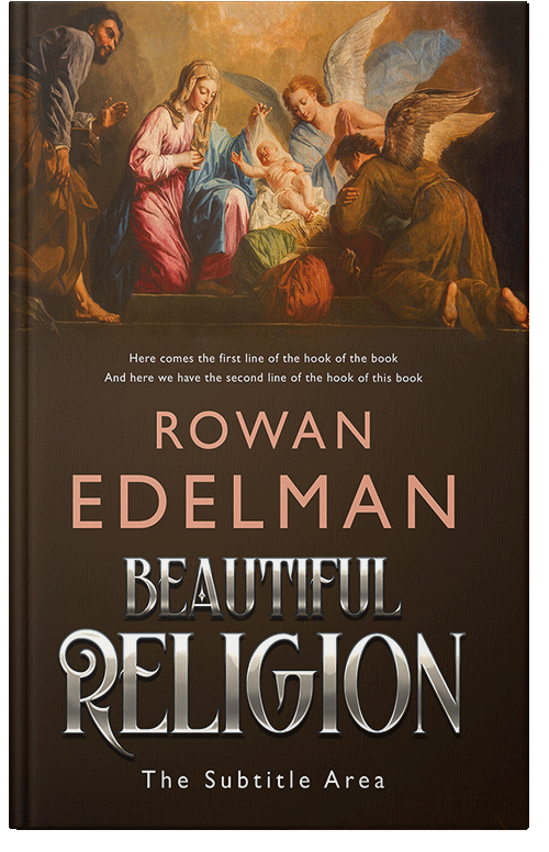 Front view of Premade Religion & Spirituality Book Cover - Sambuca