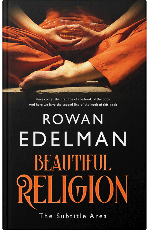 Front view of Premade Religion & Spirituality Book Cover - Piper