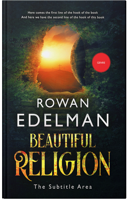 Front view of Premade Literary Fiction Book Cover - Di Serria