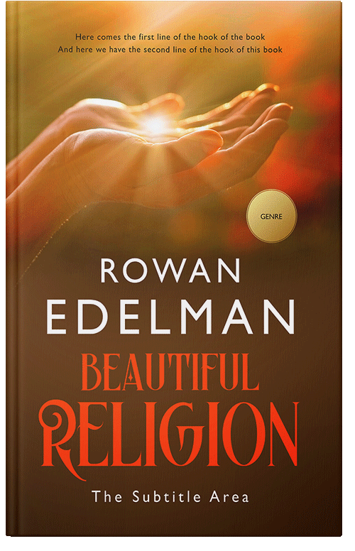Front view of Premade Religion & Spirituality Book Cover - Cafe Royale