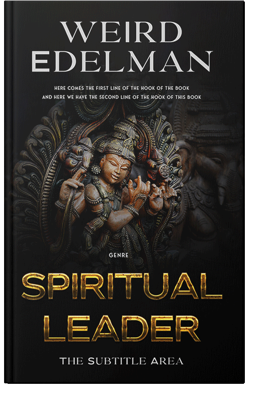 Front view of Premade Religion & Spirituality Book Cover - Cod Gray