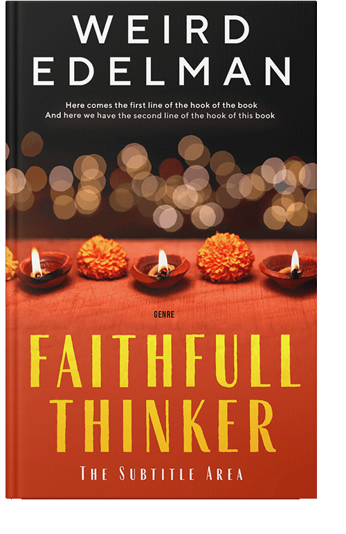 Front view of Piper #12600 - Premade Religion & Spirituality Book Cover