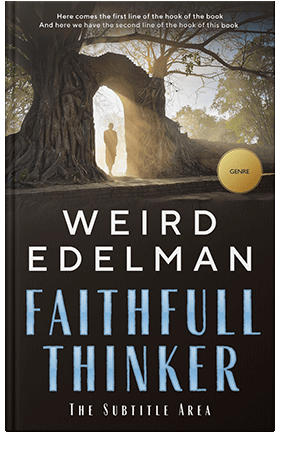 Pre Made Book Cover Ash