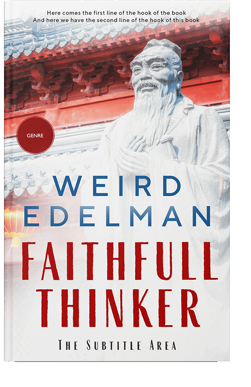 Front view of Thunder #12606 - Premade Religion & Spirituality Book Cover