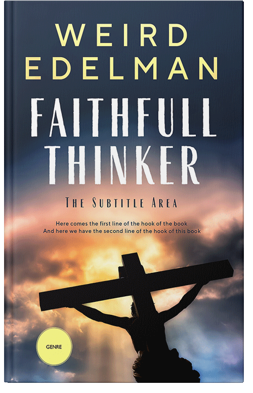 Front view of Premade Erotica Book Cover - Gold Sand