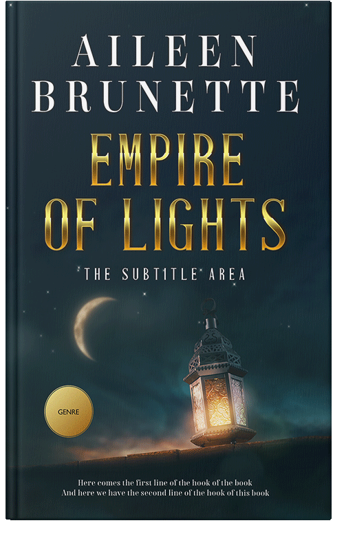 Front view of Premade Religion & Spirituality Book Cover - Firefly