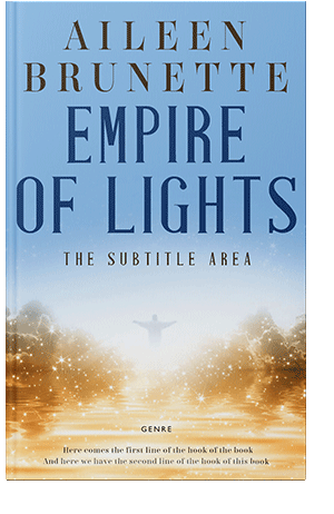 Pre Made Book Cover Cornflower