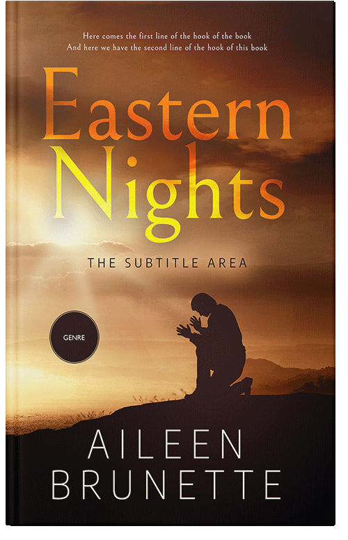 Front view of Premade Health & Mind & Body Book Cover - Russet