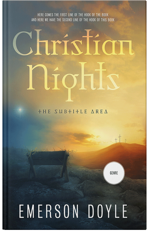 Front view of Premade Religion & Spirituality Book Cover - Sundance