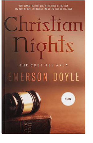 Pre Made Book Cover Brown Rust