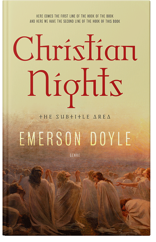 Front view of Premade Religion & Spirituality Book Cover - Brandy