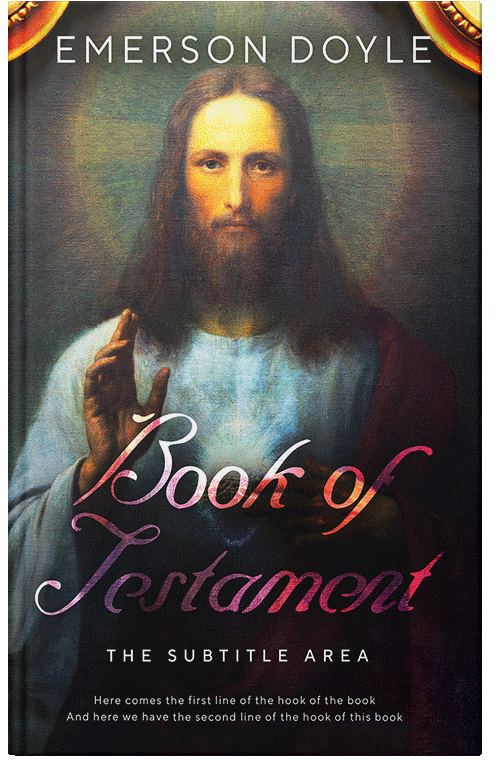 Front view of Premade Religion & Spirituality Book Cover - Thunder