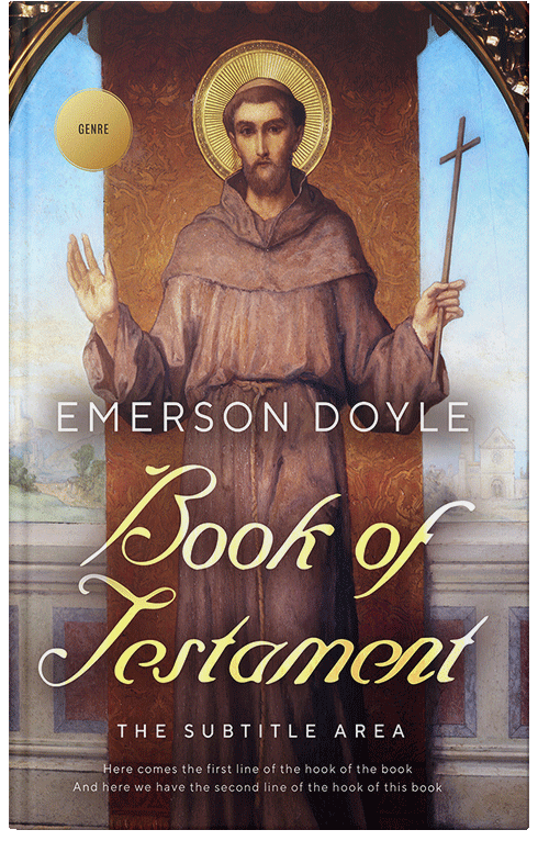 Front view of Premade Religion & Spirituality Book Cover - Spicy Mix