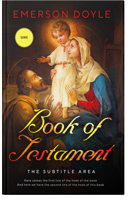 Front view of Premade Religion & Spirituality Book Cover - Di Serria