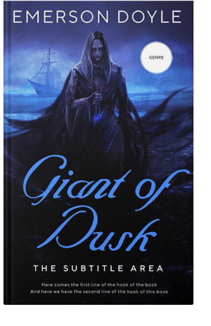 Pre Made Book Cover Ebony