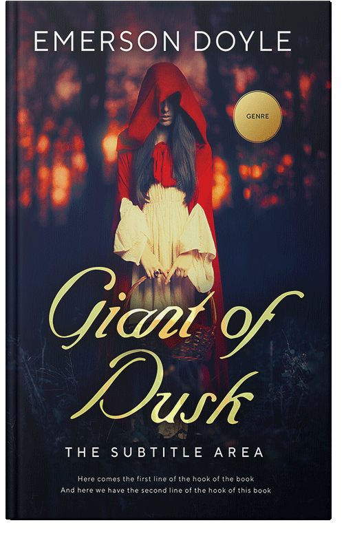 Front view of Premade Fantasy Book Cover - Whiskey