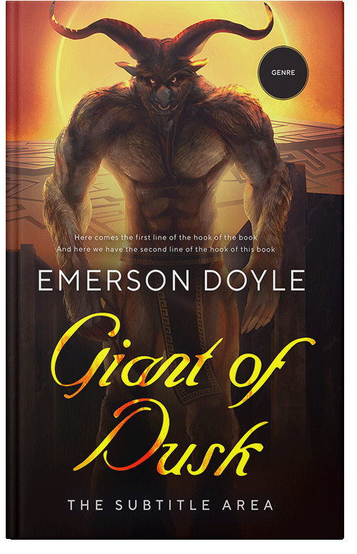 Front view of Premade Fantasy Book Cover - Anzac