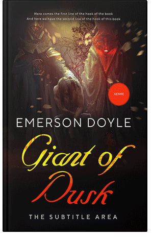 Premade Book Cover Copper