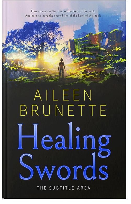 Front view of Premade Apocalyptica Book Cover - Heavy Metal