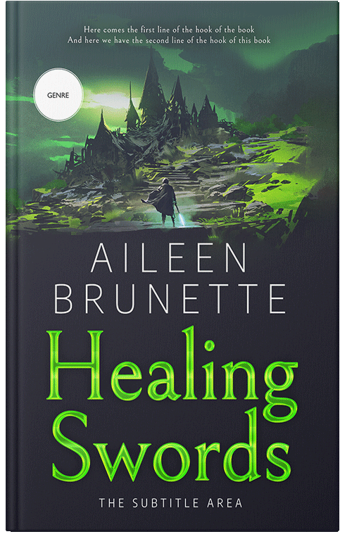 Front view of Premade Fantasy Book Cover - Outer Space