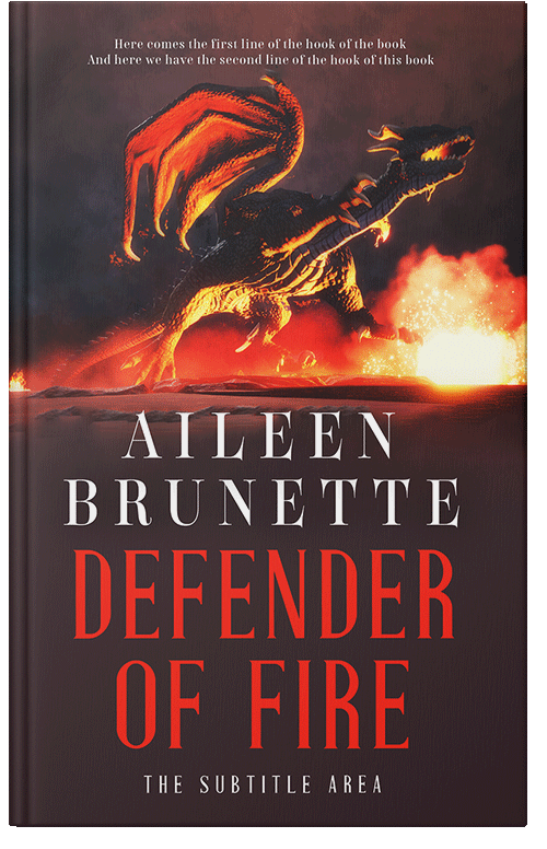 Front view of Premade Fantasy Book Cover - Cocoa Brown