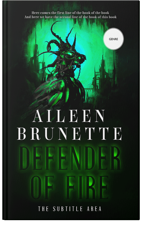 Front view of Premade Fantasy Book Cover - Midnight Moss