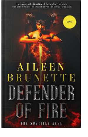 Pre Made Book Cover Cocoa Brown