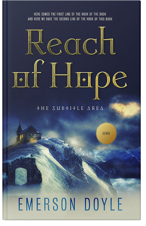 Front view of Premade Fantasy Book Cover - Thistle Green