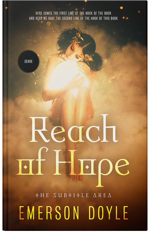 Front view of Premade Fantasy Book Cover - Tussock