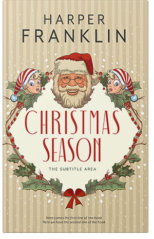 Premade Book Cover Double Spanish White