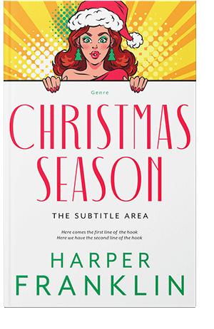 Pre Made Book Cover Green Pea